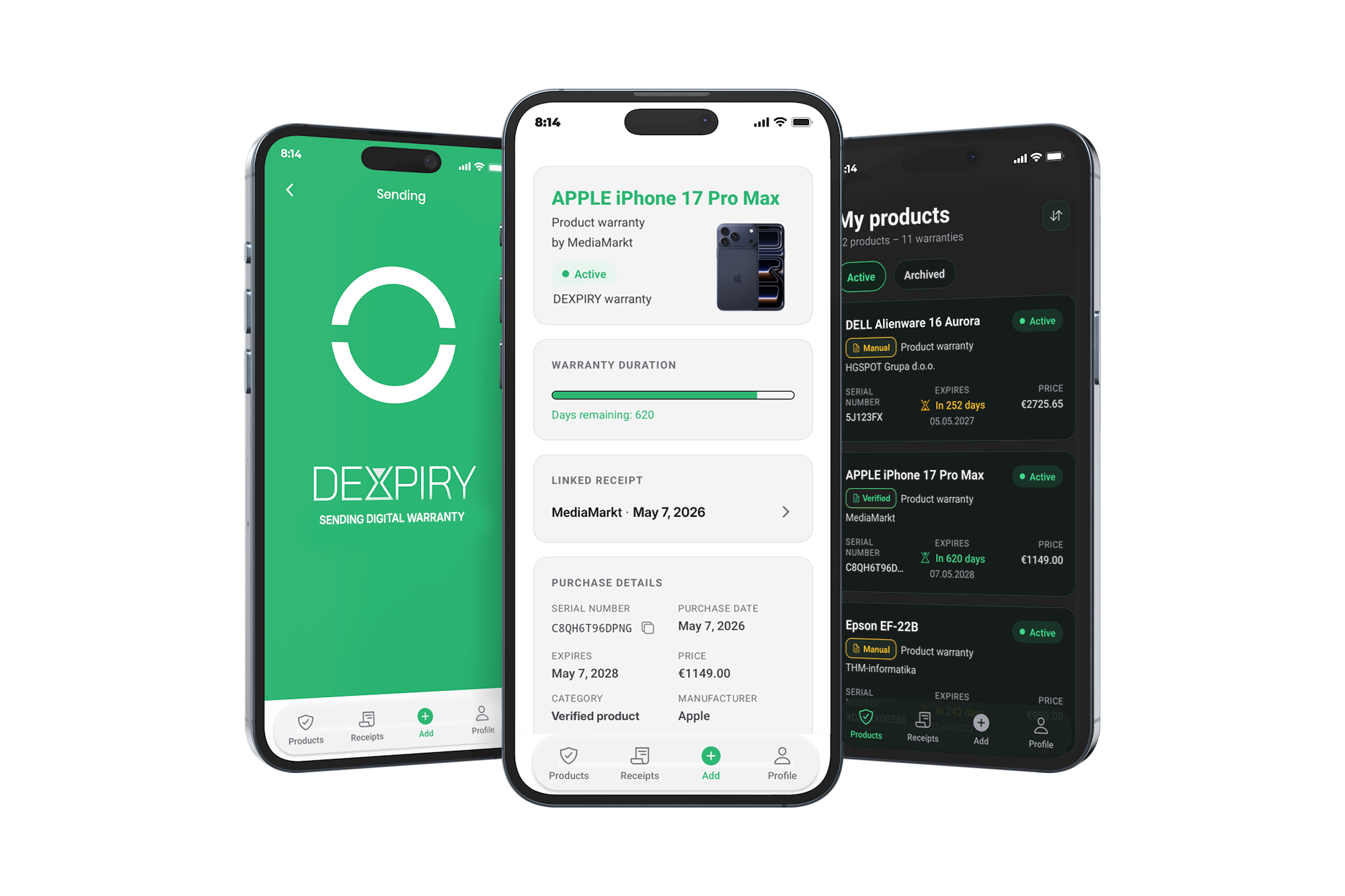DEXPIRY Customer App